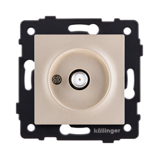 Розетка спутниковая SAT, золотой Kollinger REA-020GD для Aspekt, Eleganz, Reflex