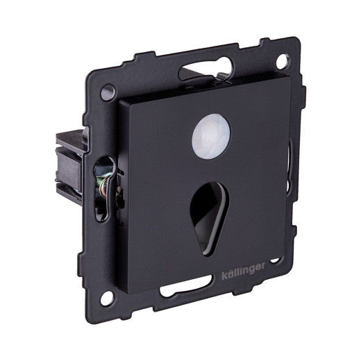 Подсветка лестницы с датчиком движения, рассеянный свет, черный матовый Kollinger REA-044BM для Aspekt, Eleganz, Reflex