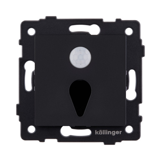 Подсветка лестницы с датчиком движения, рассеянный свет, черный матовый Kollinger REA-044BM для Aspekt, Eleganz, Reflex