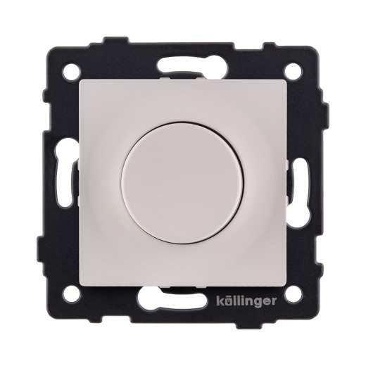 Светорегулятор для светодиодных ламп, проходной, 500W, кашемир матовый Kollinger REA-048CM для Aspekt, Eleganz, Reflex