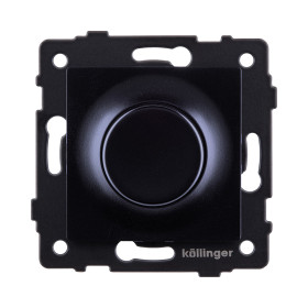 Светорегулятор для светодиодных ламп, проходной, 500W, черный Kollinger REA-048BK для Aspekt, Eleganz, Reflex