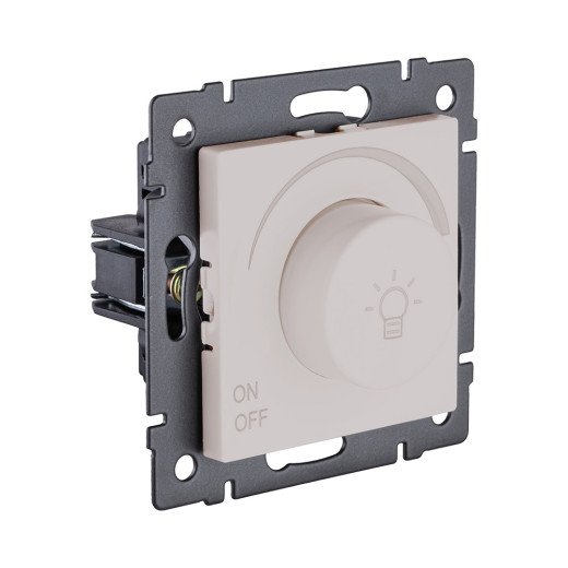 Светорегулятор универсальный 500W, кашемир матовый Kollinger REA-027CM для Aspekt, Eleganz, Reflex