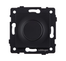 Светорегулятор для светодиодных ламп, проходной, 500W, черный матовый Kollinger REA-048BM для Aspekt, Eleganz, Reflex