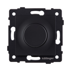 Светорегулятор для светодиодных ламп, проходной, 500W, черный матовый Kollinger REA-048BM для Aspekt, Eleganz, Reflex