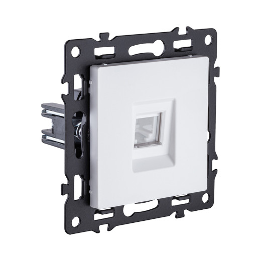 Розетка Ethernet RJ45 Cat.6, белый Kollinger Asthetik AS-017WH