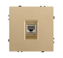 Розетка Ethernet RJ45 Cat.6, золотой Kollinger Eclipse EC-017GD