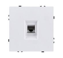 Розетка Ethernet RJ45 Cat.6, белый глянцевый Kollinger Eclipse EC-017WG