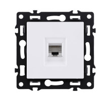 Розетка Ethernet RJ45 Cat.6, белый Kollinger Asthetik AS-017WH