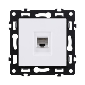 Розетка Ethernet RJ45 Cat.6, белый Kollinger Asthetik AS-017WH