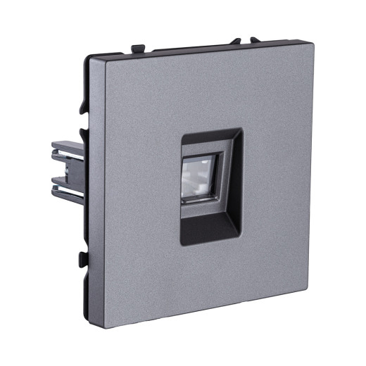 Розетка Ethernet RJ45 Cat.6, серый Kollinger Eclipse EC-017GY