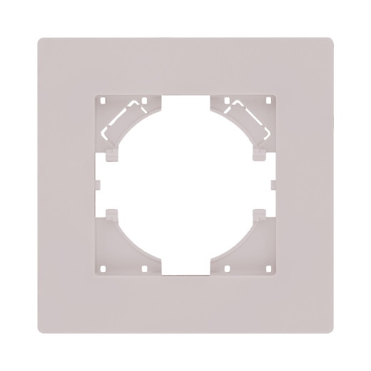 Рамка 1-постовая, кашемир матовый Kollinger Aspekt AT1CM