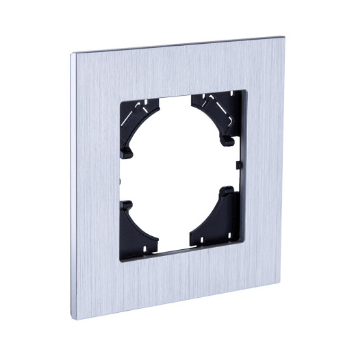 Рамка 1-постовая, серебро Kollinger Reflex AL RA1SR