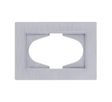 Рамка для двойной розетки, серый Kollinger Eleganz Plex EP120GY