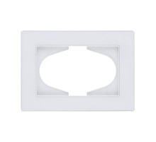 Рамка для двойной розетки, белый Kollinger Eleganz Acryl EA120WH