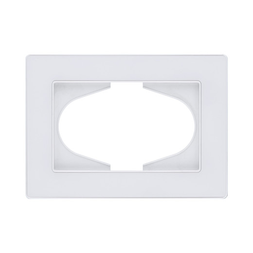 Рамка для двойной розетки, белый Kollinger Eleganz Acryl EA120WH