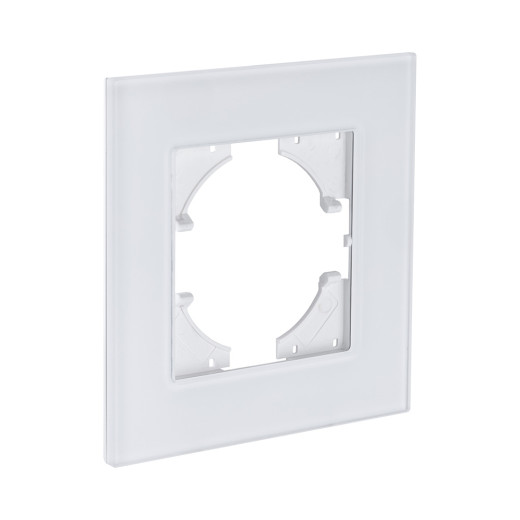 Рамка 1-постовая, стекло белый Kollinger Reflex MG RM1WH