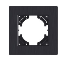 Рамка 1-постовая, черный матовый Kollinger Eleganz Plex EP1BM