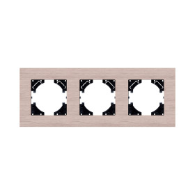 Рамка 3-постовая, золотой Kollinger Reflex AL RA3GD