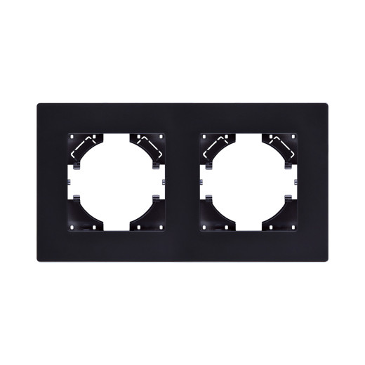 Рамка 2-постовая, черный Kollinger Aspekt AT2BK