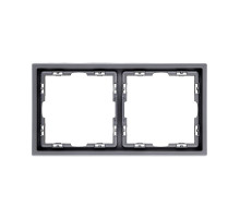 Рамка 2-постовая, серый Kollinger Eclipse EC2GY