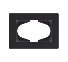 Рамка для двойной розетки, черный матовый Kollinger Aspekt AT120BM