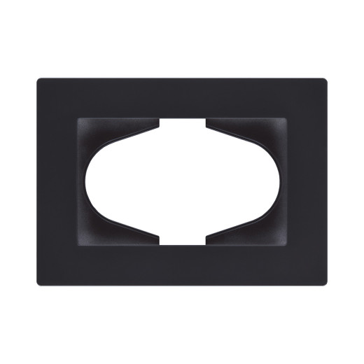 Рамка для двойной розетки, черный матовый Kollinger Aspekt AT120BM