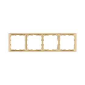 Рамка 4-постовая, золотой Kollinger Eclipse EC4GD