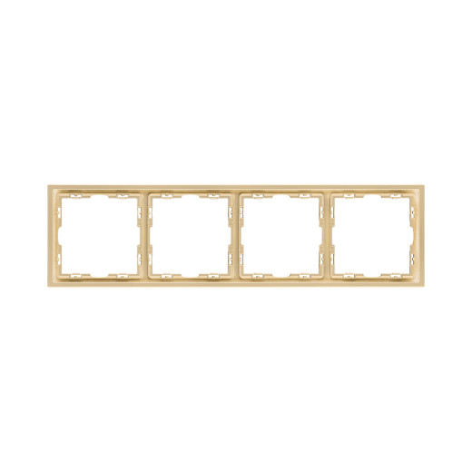 Рамка 4-постовая, золотой Kollinger Eclipse EC4GD
