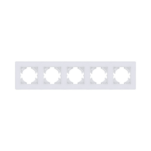 Рамка 5-постовая, белый Kollinger Eleganz Acryl EA5WH