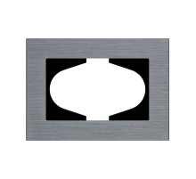 Рамка для двойной розетки, серый Kollinger Reflex AL RA120GY