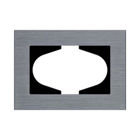 Рамка для двойной розетки, серый Kollinger Reflex AL RA120GY