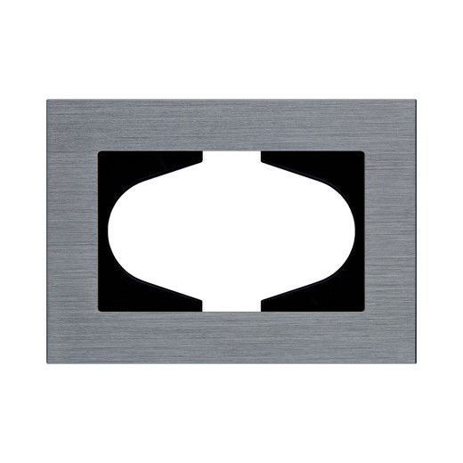 Рамка для двойной розетки, серый Kollinger Reflex AL RA120GY