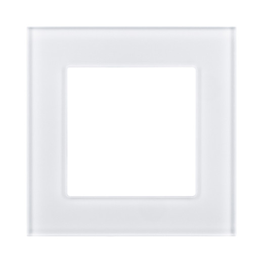 Рамка 1-постовая, стекло белый Kollinger Asthetik AS1WH