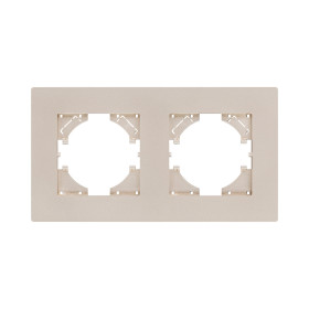 Рамка 2-постовая, золотой Kollinger Aspekt AT2GD