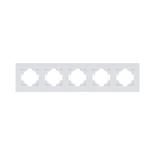 Рамка 5-постовая, белый Kollinger Eleganz Plex EP5WH