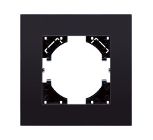 Рамка 1-постовая, стекло черный Kollinger Reflex MG RM1BK