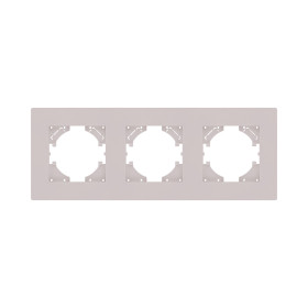 Рамка 3-постовая, кашемир матовый Kollinger Aspekt AT3CM