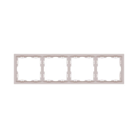 Рамка 4-постовая, кашемир матовый Kollinger Eclipse EC4CM