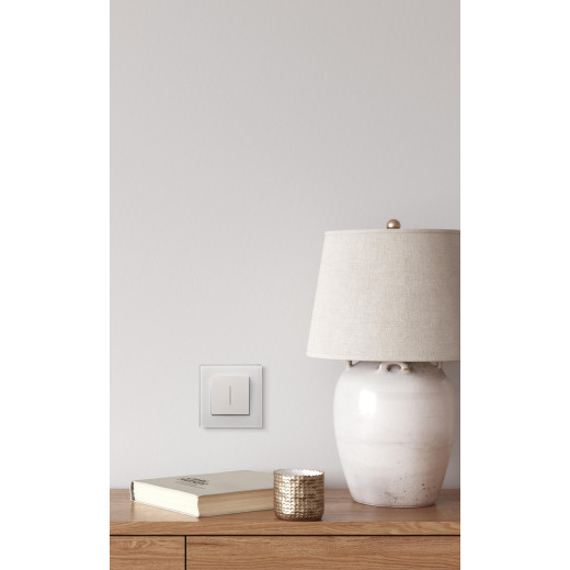 Рамка 2-постовая, стекло белый Kollinger Asthetik AS2WH