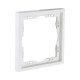 Рамка 1-постовая, белый глянцевый Kollinger Eclipse EC1WG