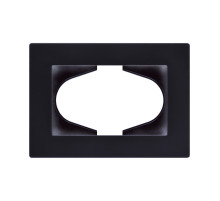 Рамка для двойной розетки, черный Kollinger Aspekt AT120BK