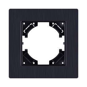 Рамка 1-постовая, черный Kollinger Eleganz Plex EP1BK