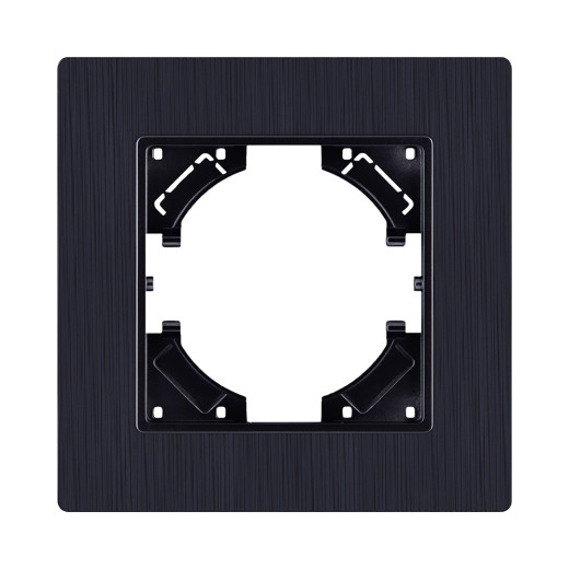 Рамка 1-постовая, черный Kollinger Eleganz Plex EP1BK