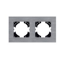 Рамка 2-постовая, серый Kollinger Reflex AL RA2GY