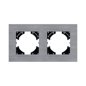 Рамка 2-постовая, серый Kollinger Reflex AL RA2GY