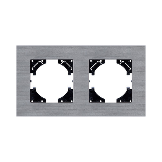 Рамка 2-постовая, серый Kollinger Reflex AL RA2GY