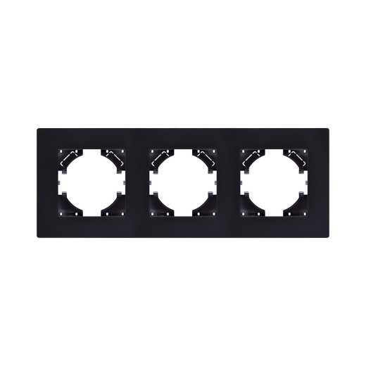 Рамка 3-постовая, черный Kollinger Aspekt AT3BK