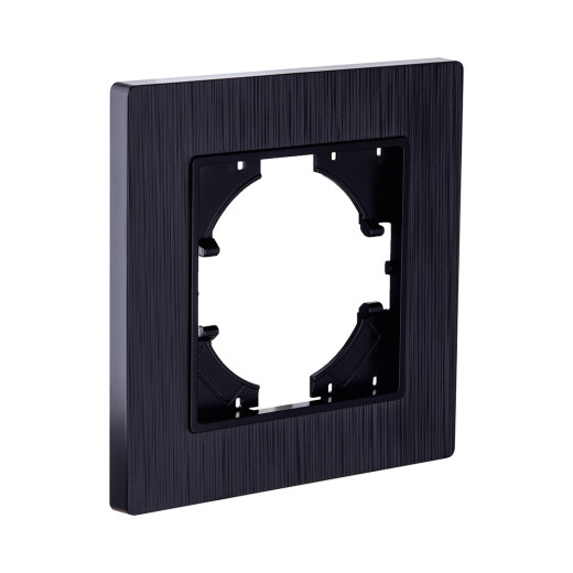 Рамка 1-постовая, черный Kollinger Eleganz Plex EP1BK