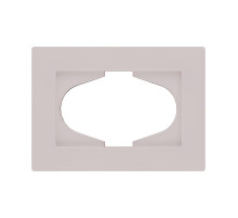 Рамка для двойной розетки, кашемир матовый Kollinger Aspekt AT120CM