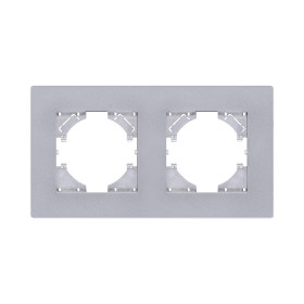 Рамка 2-постовая, серый Kollinger Aspekt AT2GY
